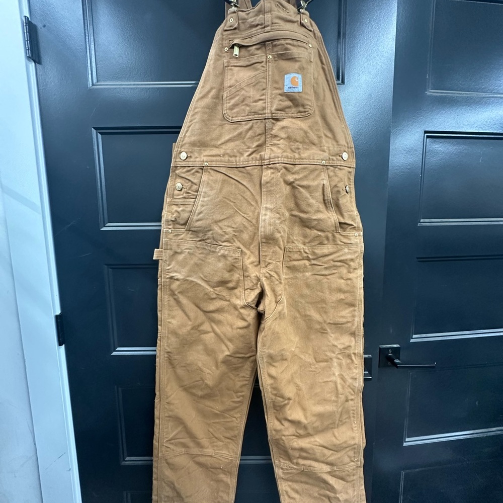 Carhartt Tan Work Overalls